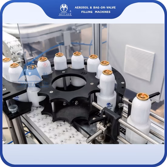 Fabricación automática de alta velocidad de la máquina de llenado del aerosol del espray de la autodefensa del espray de pelo