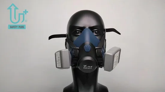 Máscara protectora de máscara de gas de máscara de gas de máscara protectora de silicona de fábrica de China