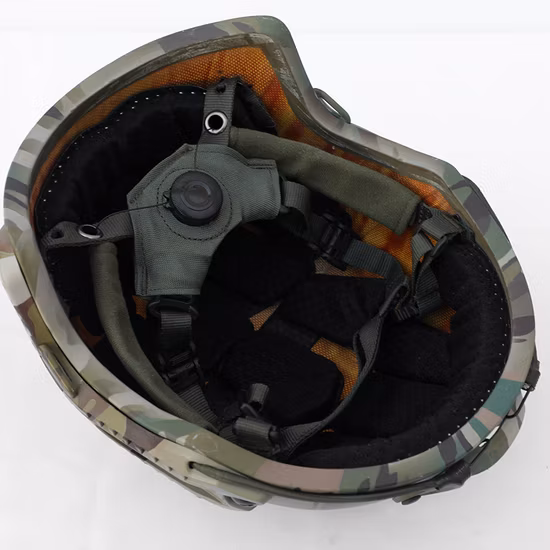 Casco antibalas militar rápido UHMWPE Nij Iiia Casco balístico Camuflaje
