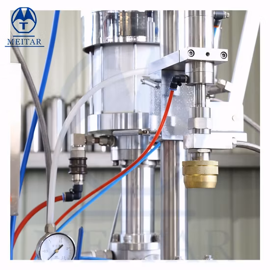 Máquina de llenado de aerosoles de defensa personal Bov semiautomática de alta calidad con control PLC