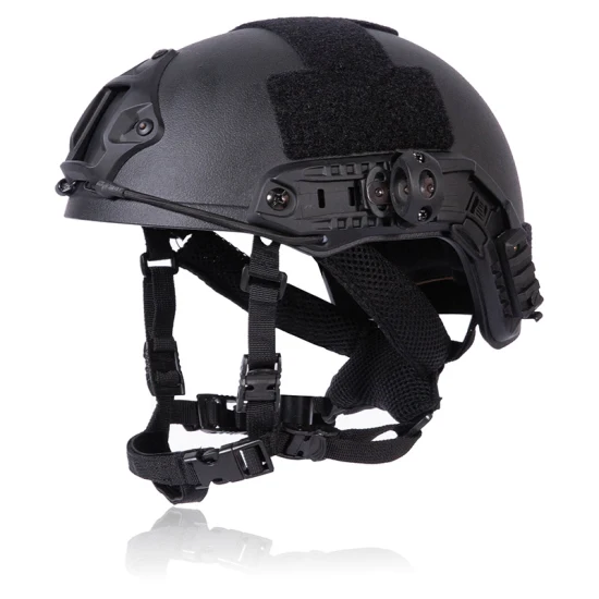 Casco balístico de aramida/UHMWPE, combate primario táctico militar a prueba de balas para el ejército/casco para el cumplimiento de la ley