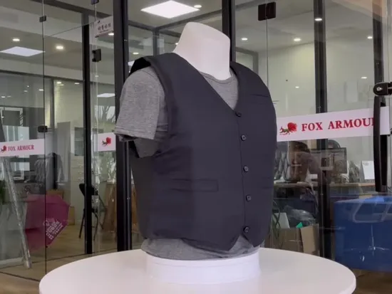 Servicio de guardia de seguridad Ropa a prueba de puñaladas suave Chaleco de corte de autodefensa