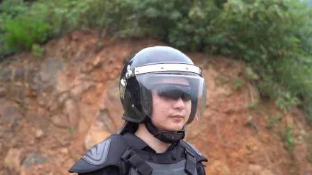 Casco militar antidisturbios Police Ang con protección de parrilla de hierro Ah1062
